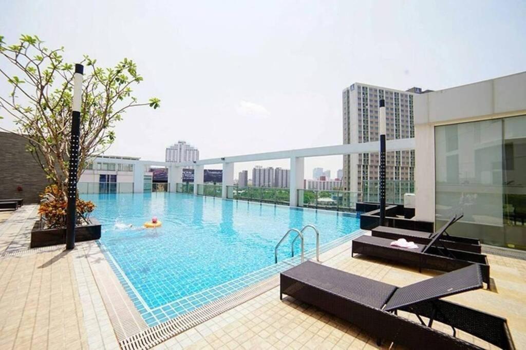 The Muji Inspired 1 Bedroom : Pool/wifi/rama9/rca Pangsapuri Bangkok